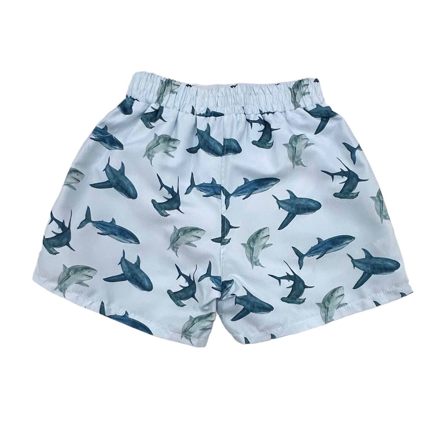 Sugar Bee Clothing - Wholesale Swim Shorts - Kids - Boys Summer Swim Shorts - Sharks 6