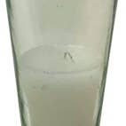 Klarglas mit Wachs gefüllte Votiv-Set von 24 (5 „x 2,5") für den Großhandel von S.N.K. Home Decor