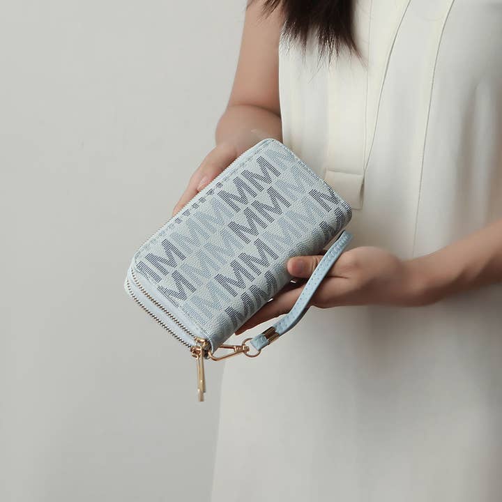 MKF Collection – Carteira - Mulher por atacado – Bolsa de Pulseira Hofstra M Signature Wallet para Mulher da Mia K17