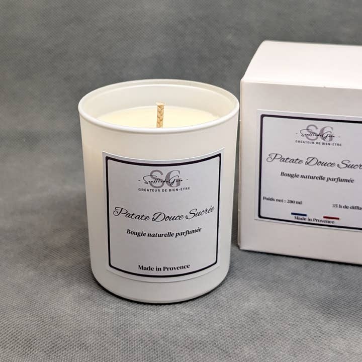 Naturligt doftljus Sötpotatis för wholesale av Sarl SdG / Souffle de Gaïa