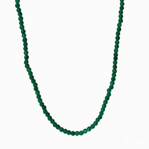 Asia West – Großhandel Perlenkette – Perlenkette mit rohem Smaragd 6