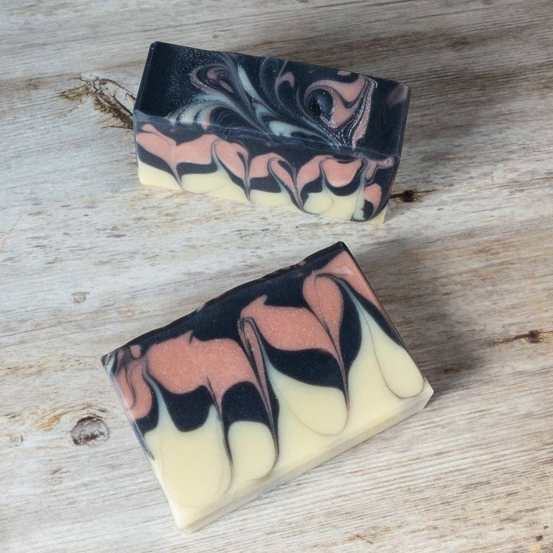 Delta Tule - Wholesale Bar Soap - Black Pearl // Charcoal + Rose Clay Soap13