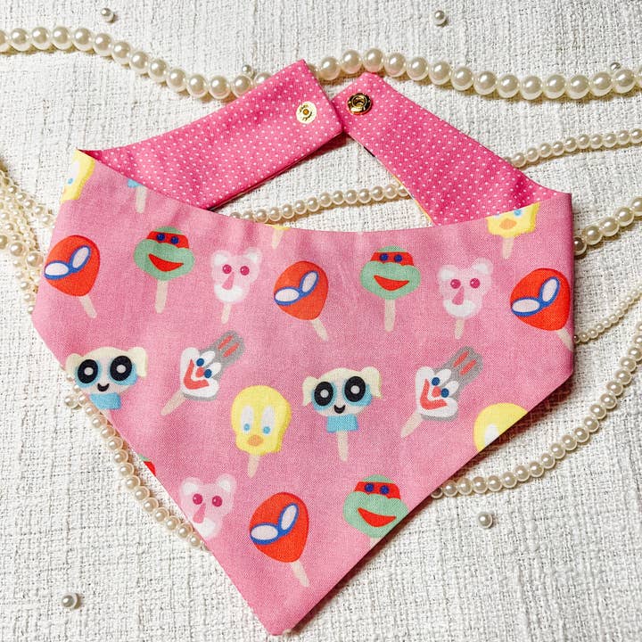 StellaLoo - Vendita all'ingrosso Bandana - Cani - Personaggi Retro Popcicle