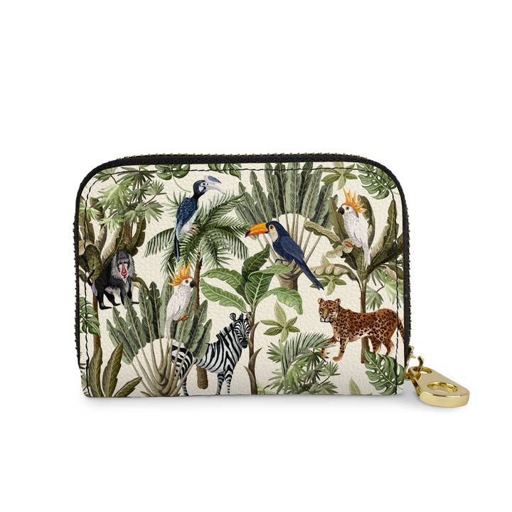 Safari-portemonnee met ritssluiting voor wholesale door Monarque