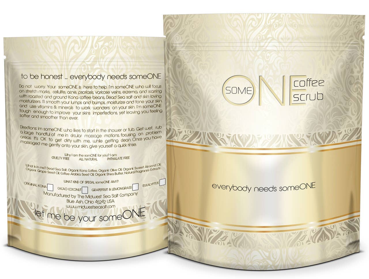 The Midwest Sea Salt Company – wholesale Body scrub/exfoliant – Grapefruit Lemongrass Kona Coffee Body Scrub2