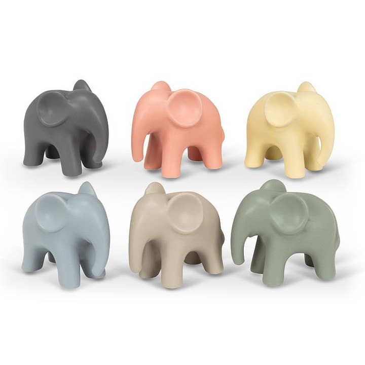 Abbott - Wholesale Decorative Figurine - Small Modern Elephant-6 Assorted-3"H