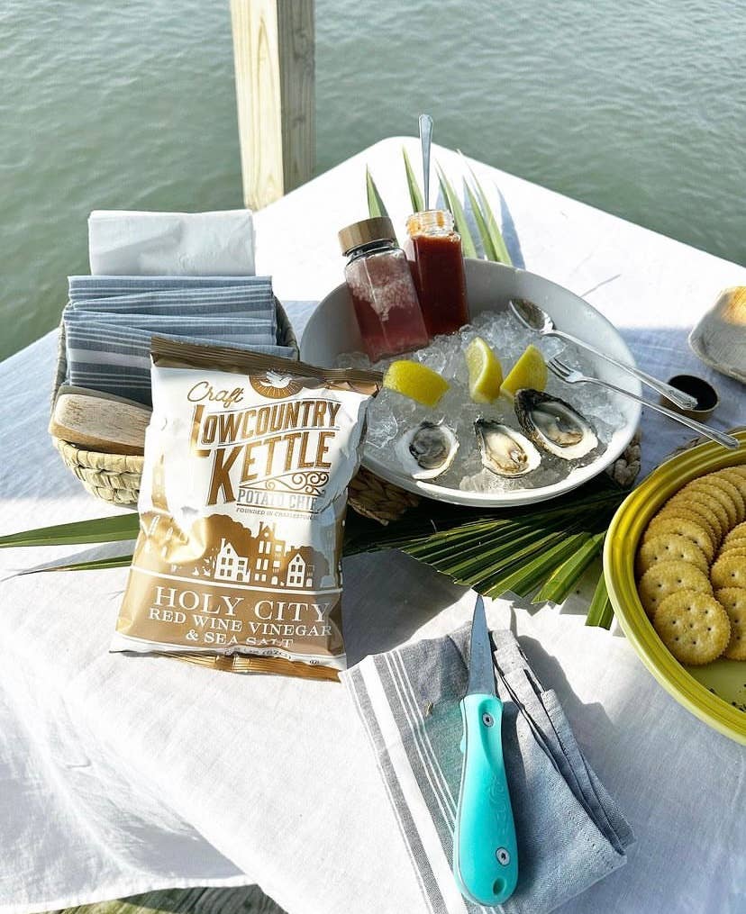 Lowcountry Kettle - Vendita all'ingrosso Patatine - Aceto di vino rosso e sale marino3