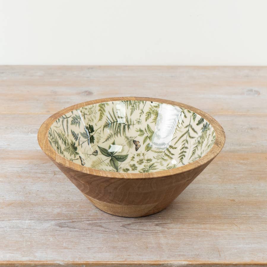 Gainsborough Giftware x Portland Living – wholesale Wreath – Fern Print Bowl, 17cm0