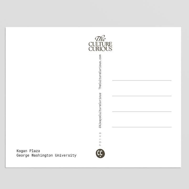 The Culture Curious – Großhandel Postkarten – Postkarte der George Washington University4