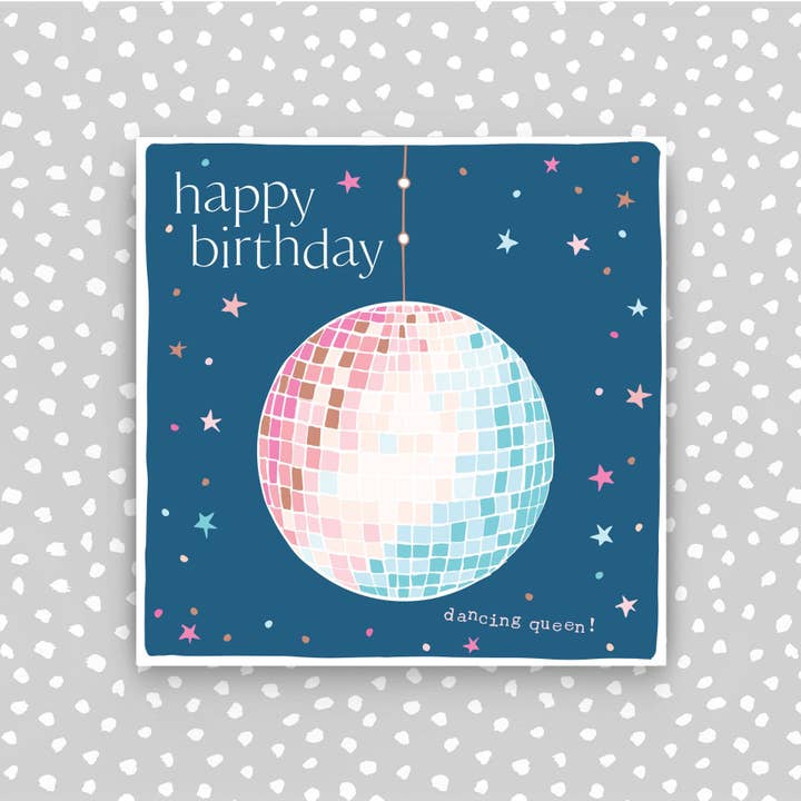 Happy Birthday - dancing queen greeting card (CB238) for wholesale by Molly Mae Ltd