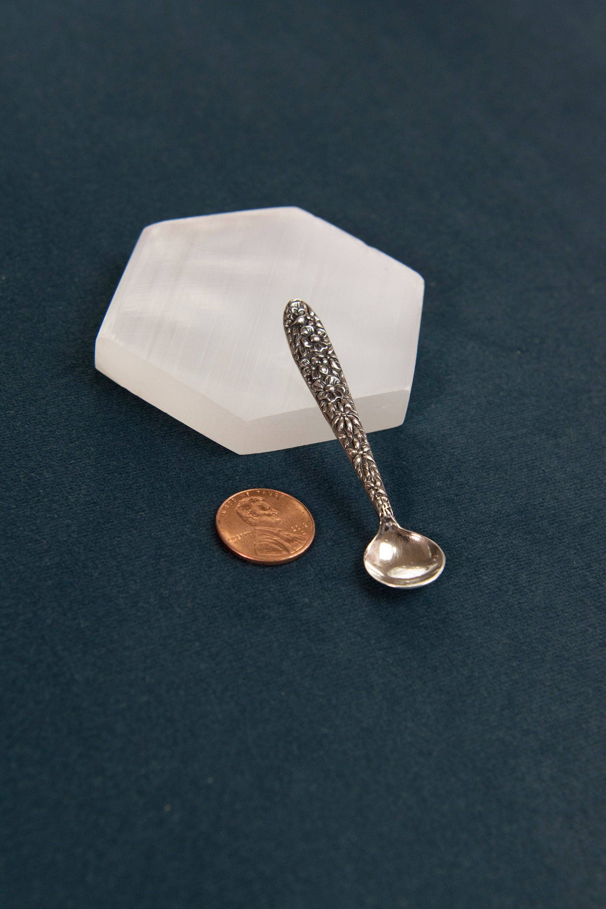 SilverLiza – wholesale Kökssked – Sterling silver Tiny Spoon Halsband-Liten saltsked