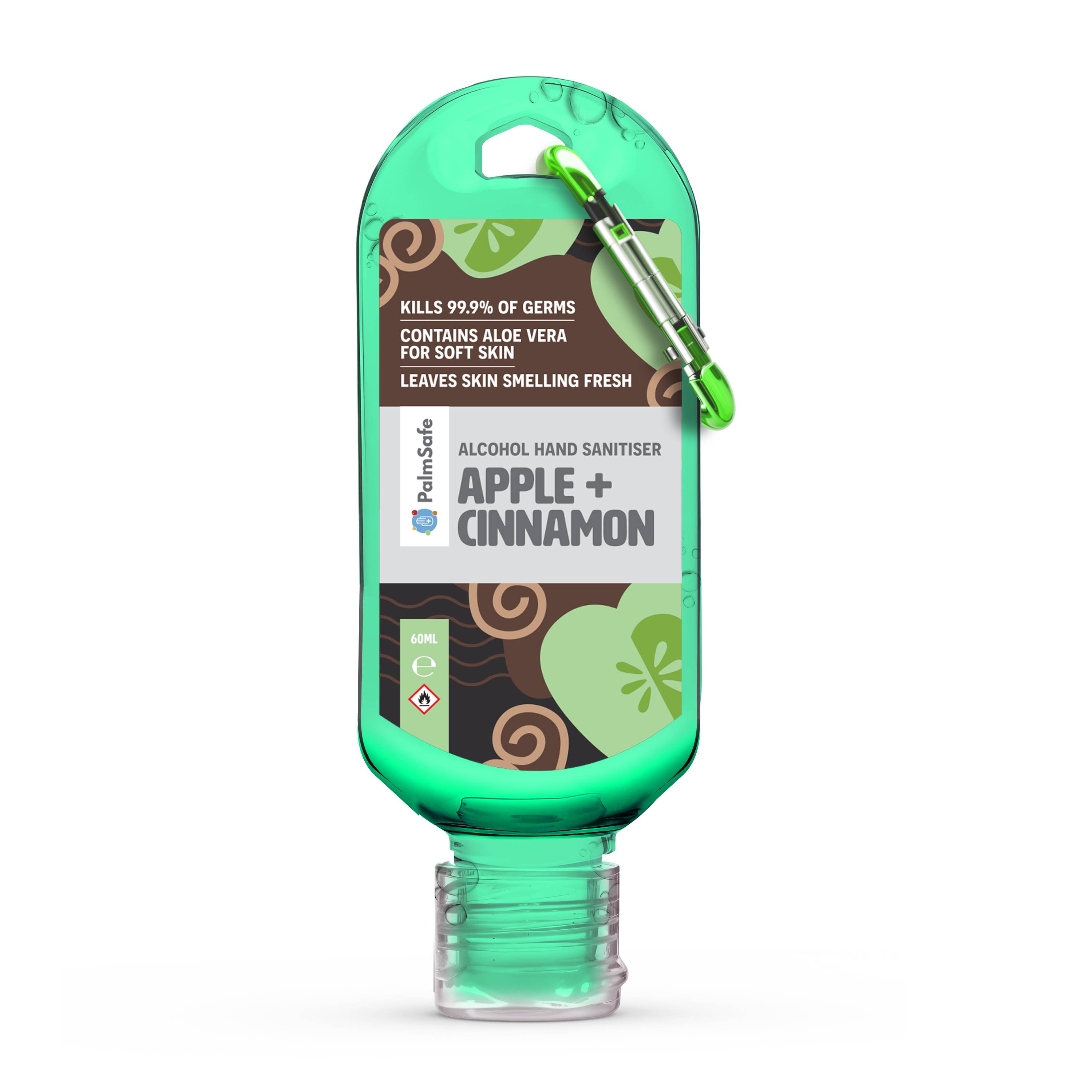Palm Safe – wholesale Hand sanitiser – 60ml Clip Bottles3