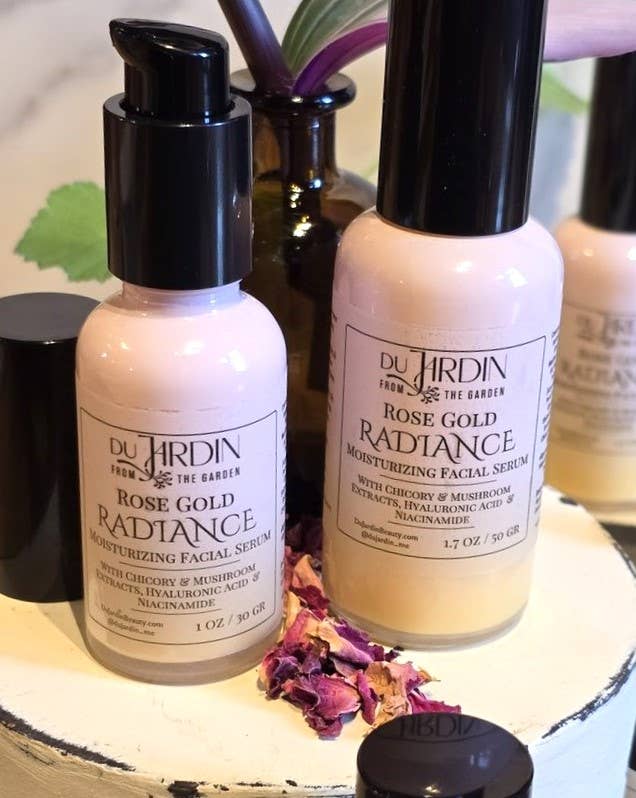 Du Jardin Beauty - Wholesale Facial Serum/Concentrate - Rose Gold Radiance Moisturizing Serum8