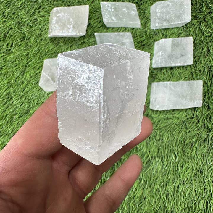 CaNatureLover - Wholesale Spiritual Stone/Crystal - Optical Calcite Polished Crystal, Ice Calcite,