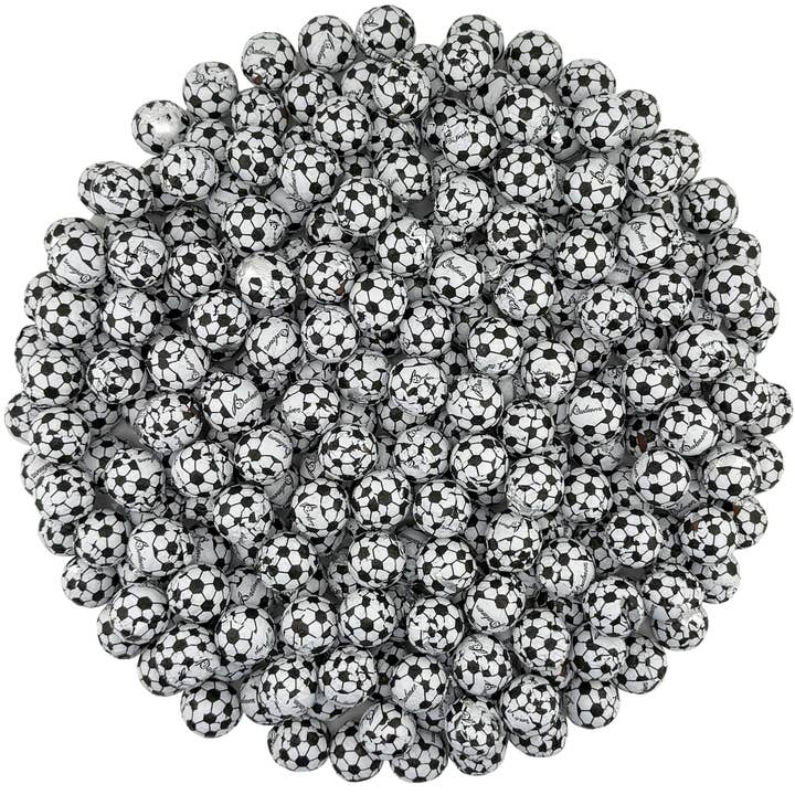 First Choice Candy - Wholesale Chocolate-covered sweets - SOCCER MILK CHOCOLATE FOIL WRAPPED BALLS3
