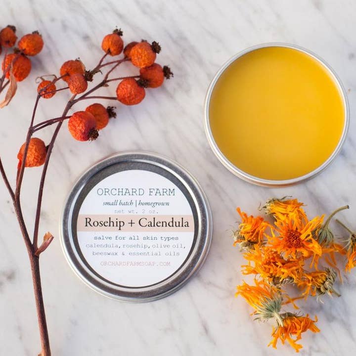 Orchard Farm Soap - Wholesale Healing Salve/Balm/Cream - 2oz Rosehip Salve