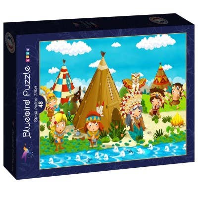 Bluebird Puzzle - Wholesale Puzzle - Kids - 48 Piece Puzzle - Small Indian Tribe