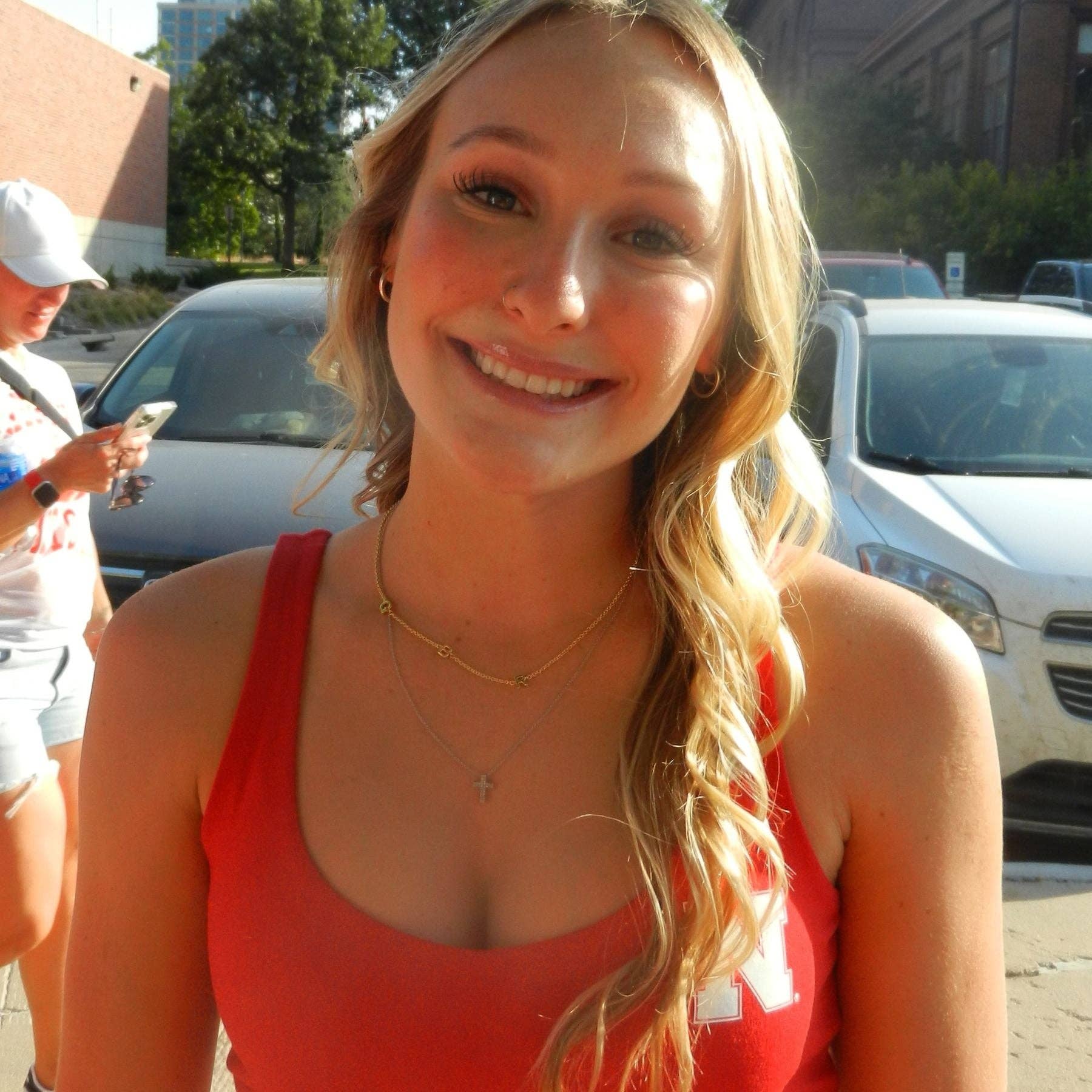 Nickel and Suede - Wholesale Pendant/Charm Necklace - "Go Big Red" Initial Necklace - University of Nebraska8