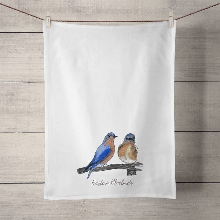 Eastern Bluebird Handpainted for wholesale by Laura K Aiken Studio