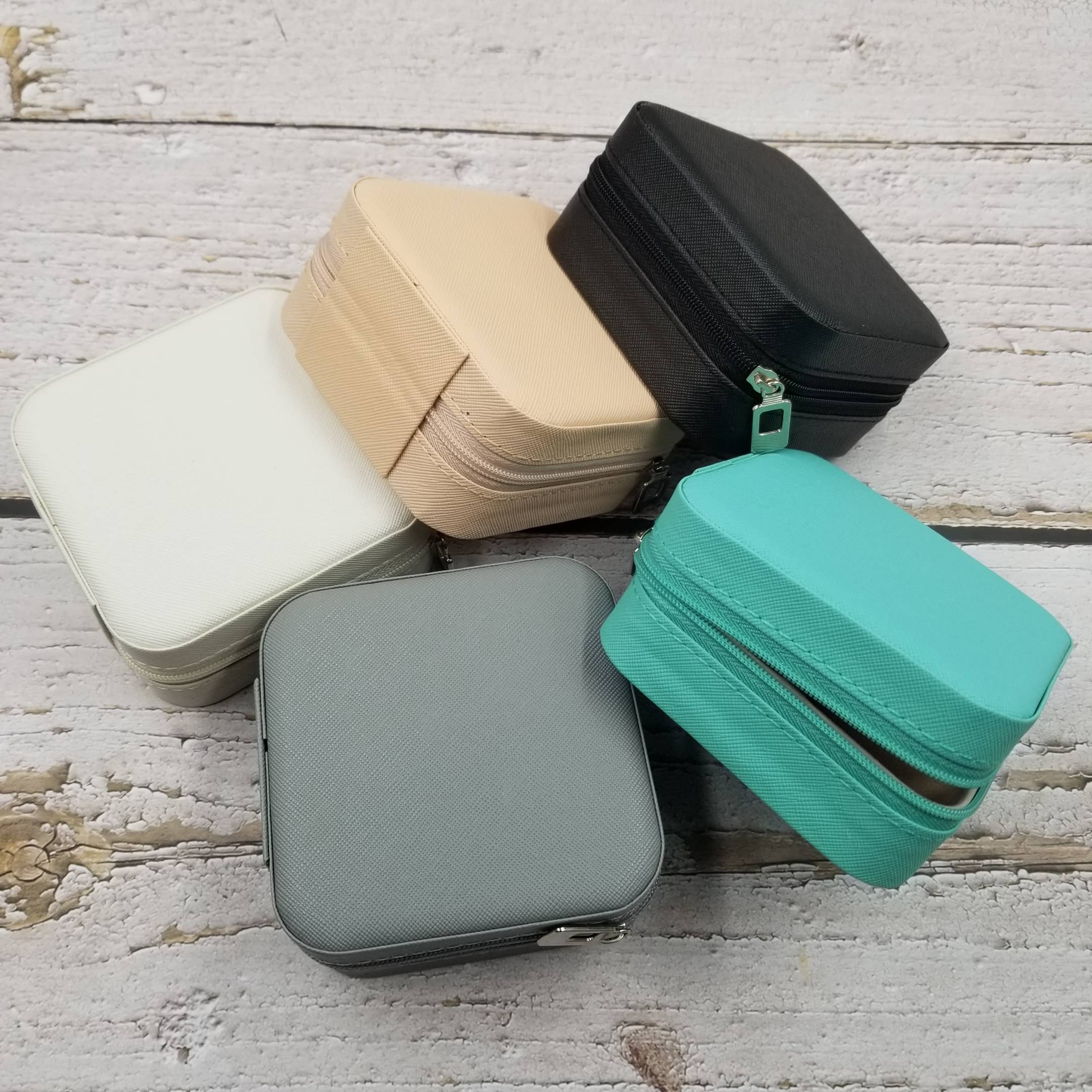 Treasure Wholesale – wholesale Jewellery box/organiser – Leather Jewelry Box With Mirrorr Organizer Box5