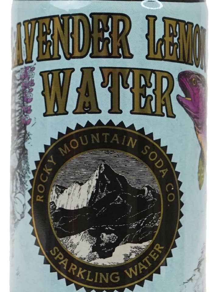 Sparkling Lavender Lemon Water for wholesale by Rocky Mountain Soda