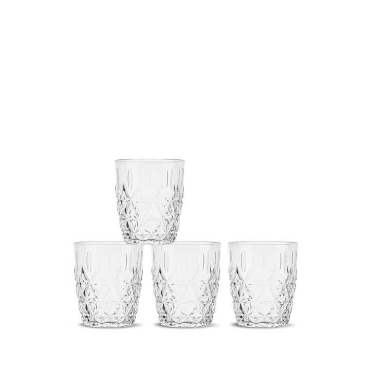 Sagaform AB – wholesale Drinking glass/cup – Sagaform Picnic Juni Water Glass, 4-Pcs1