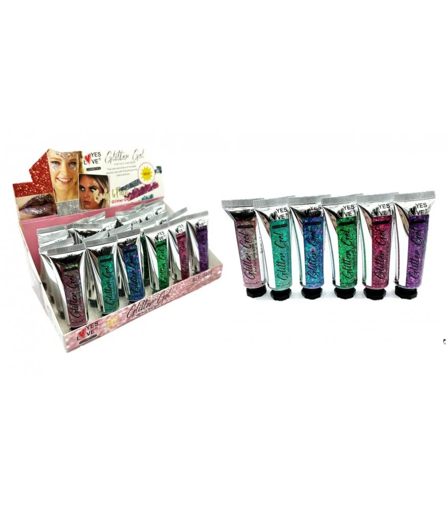 LS GROUP - Wholesale Body Glitter/Shimmer - Glitter gel for body, face, lips0