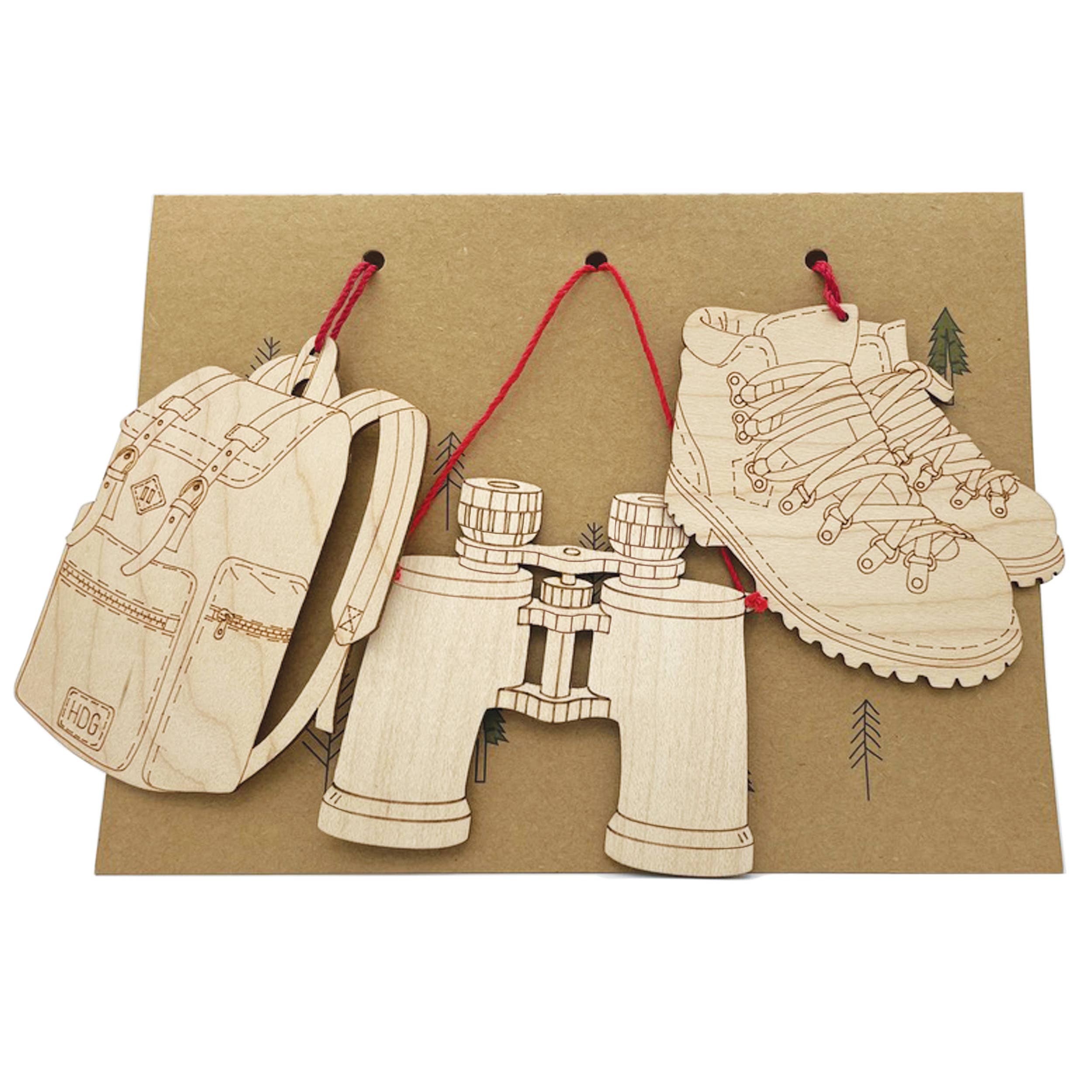 REMOVED BRAND - Wholesale Ornament Set - Hiking Ornaments4