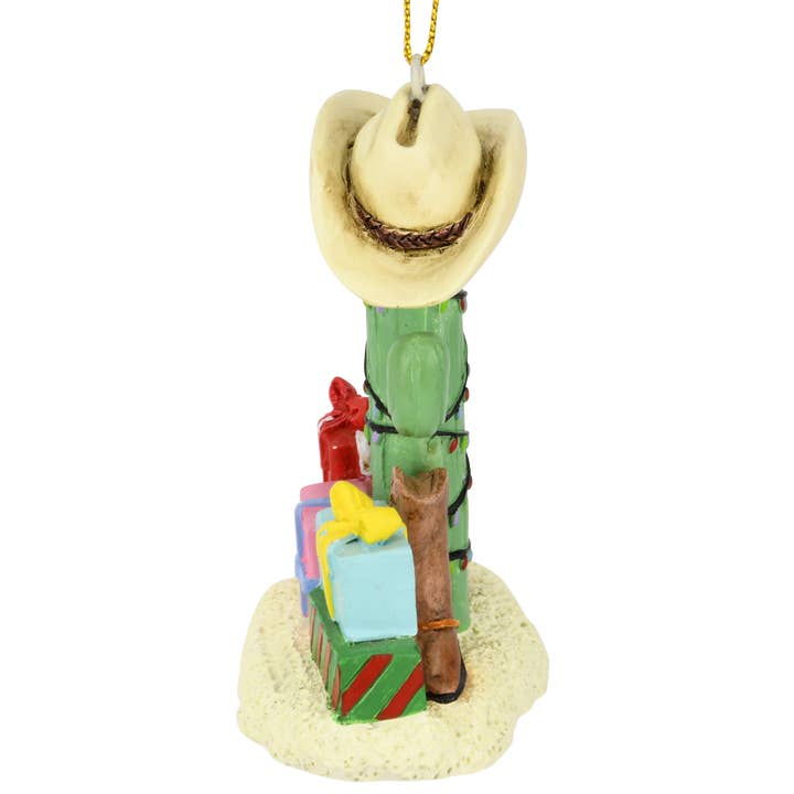 Tree Buddees - Wholesale Ornament - Cactus Kerstboom met Cowboylaarzen Cowboyhoeden en Cadeaus Ornament3