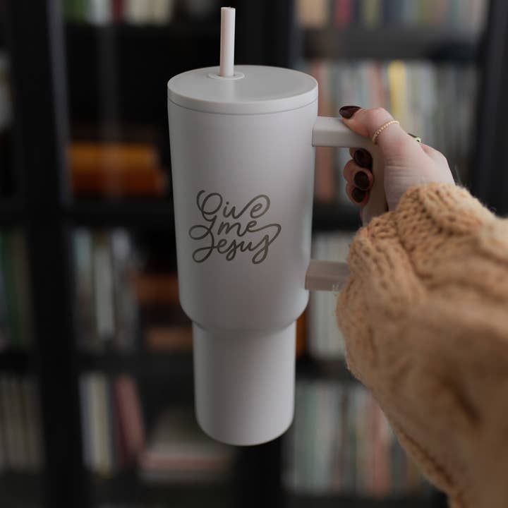 The Daily Grace Co - Wholesale Insulated Mug/Tumbler - Give Me Jesus Tumbler