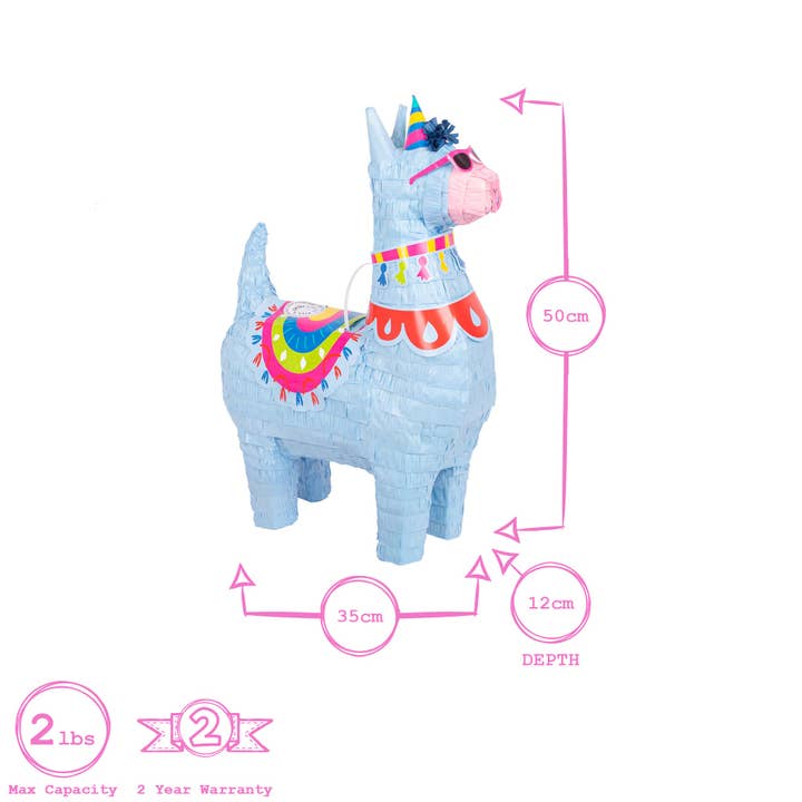 Rinkit Ltd – wholesale Party gift – 2pc Llama Pinata Set with Blindfold - By Fax Potato4