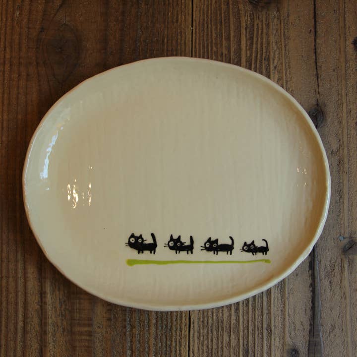 "Japacolle" Japan Collections - Wholesale Dinner Plate - Kids & Baby - Souen Oval plate L All Colors Collection