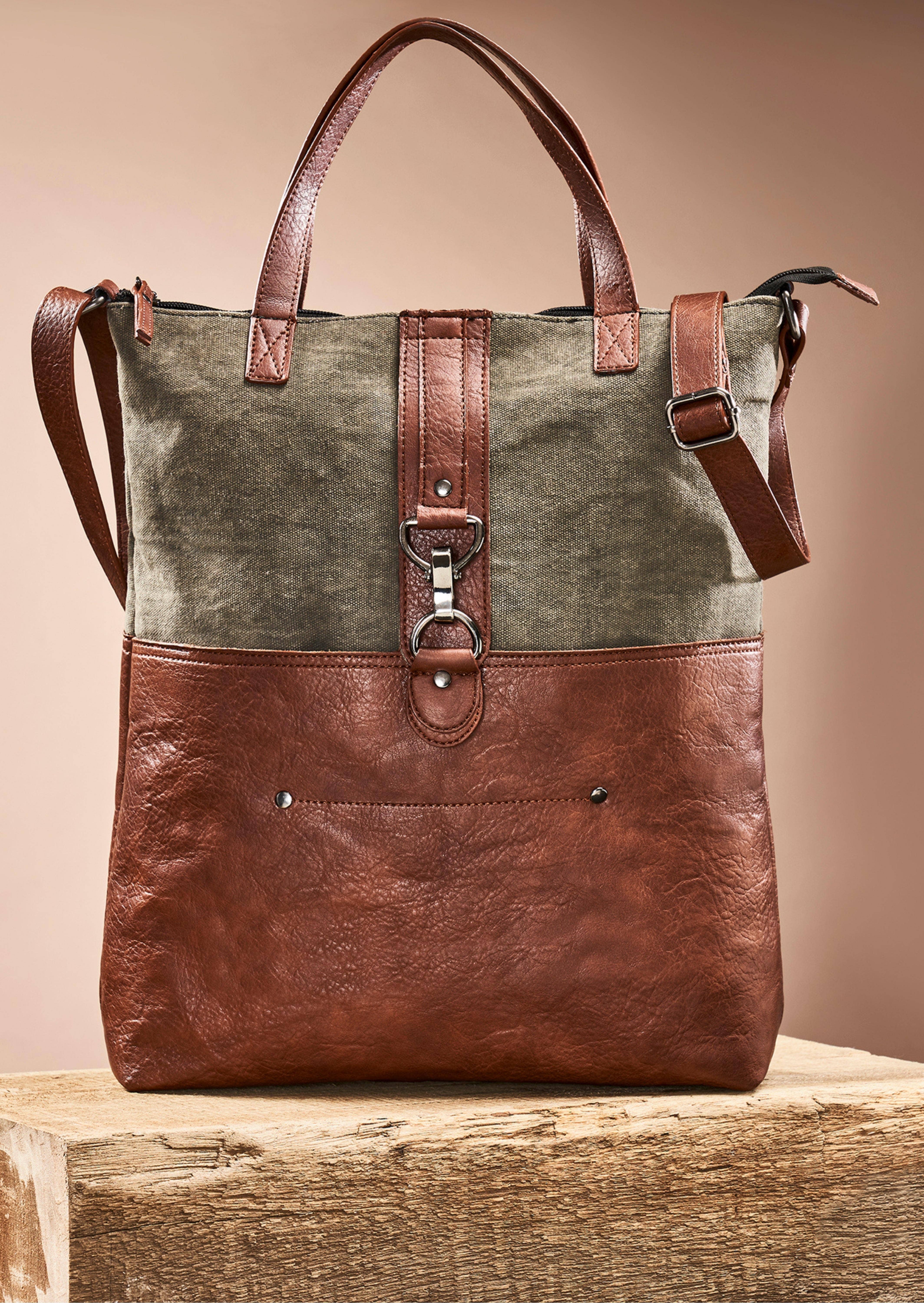 wholesale canvas bags with leather handles