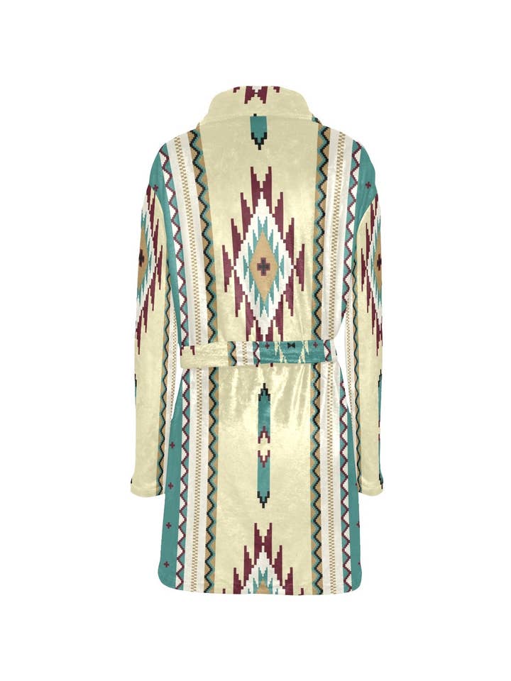 BAHA RANCH WESTERN WEAR - Wholesale Robe - Women's - Taos Aztec Women's Bath Robe8