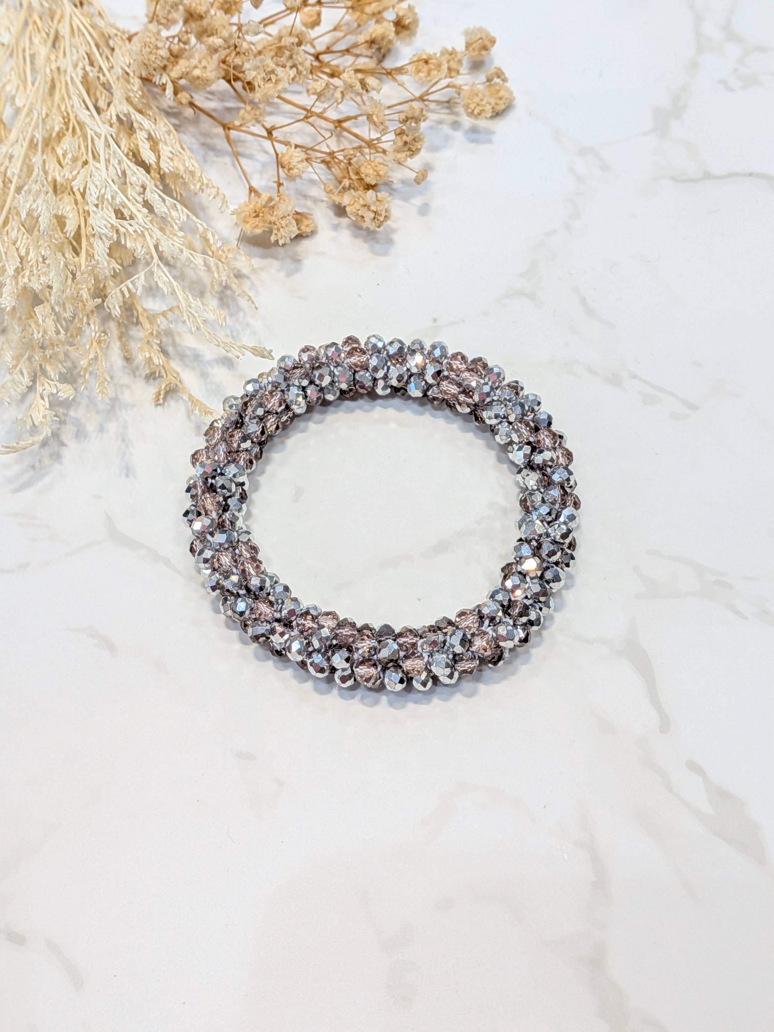 LOLO & YAYA - Wholesale Link & Chain Bracelet - Black-tone crystal effect bracelet14