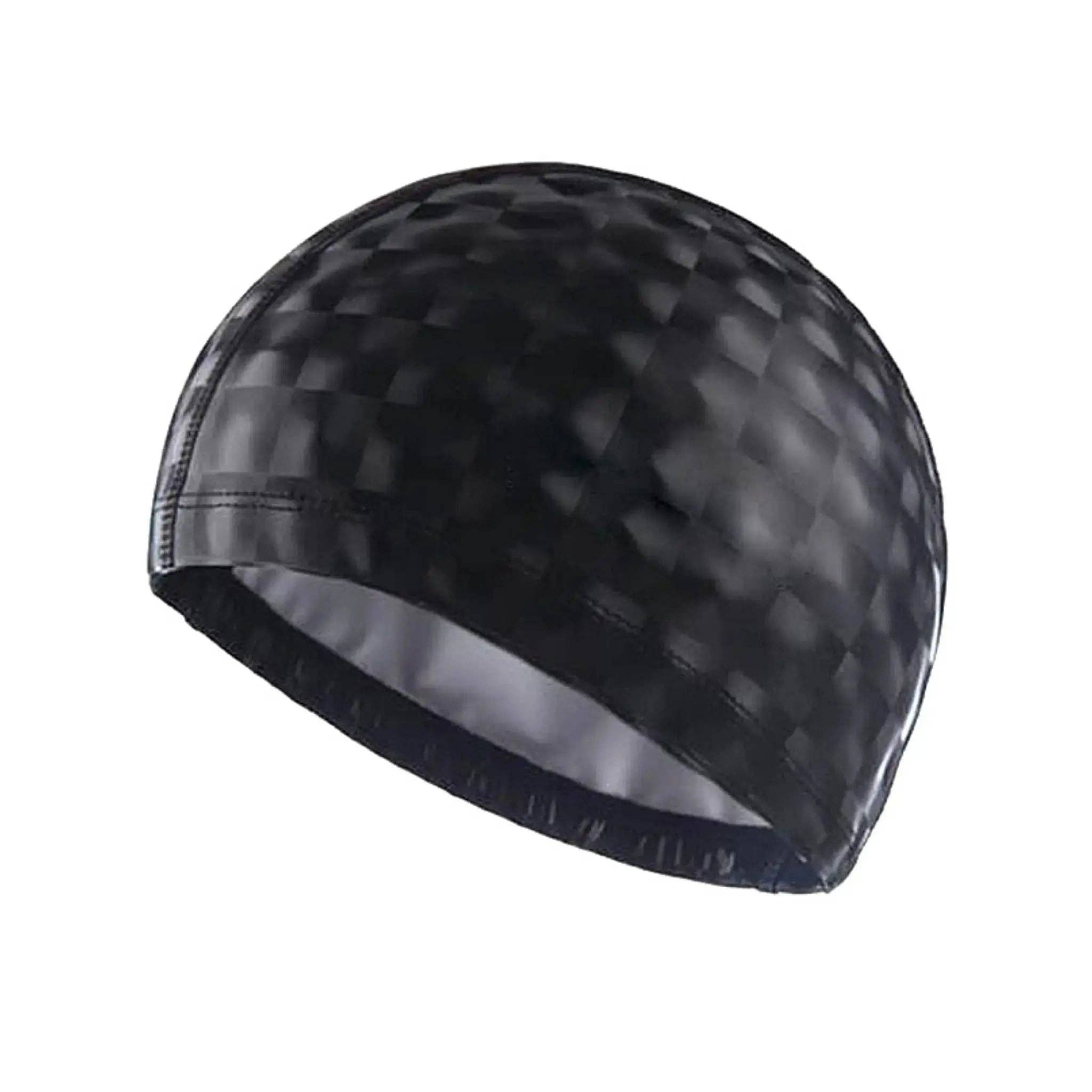 Swimcore - Vente Bonnet de bain – unisexe - Bonnet de bain unisexe | Bonnet de bain en tissu PU | Taille unique15