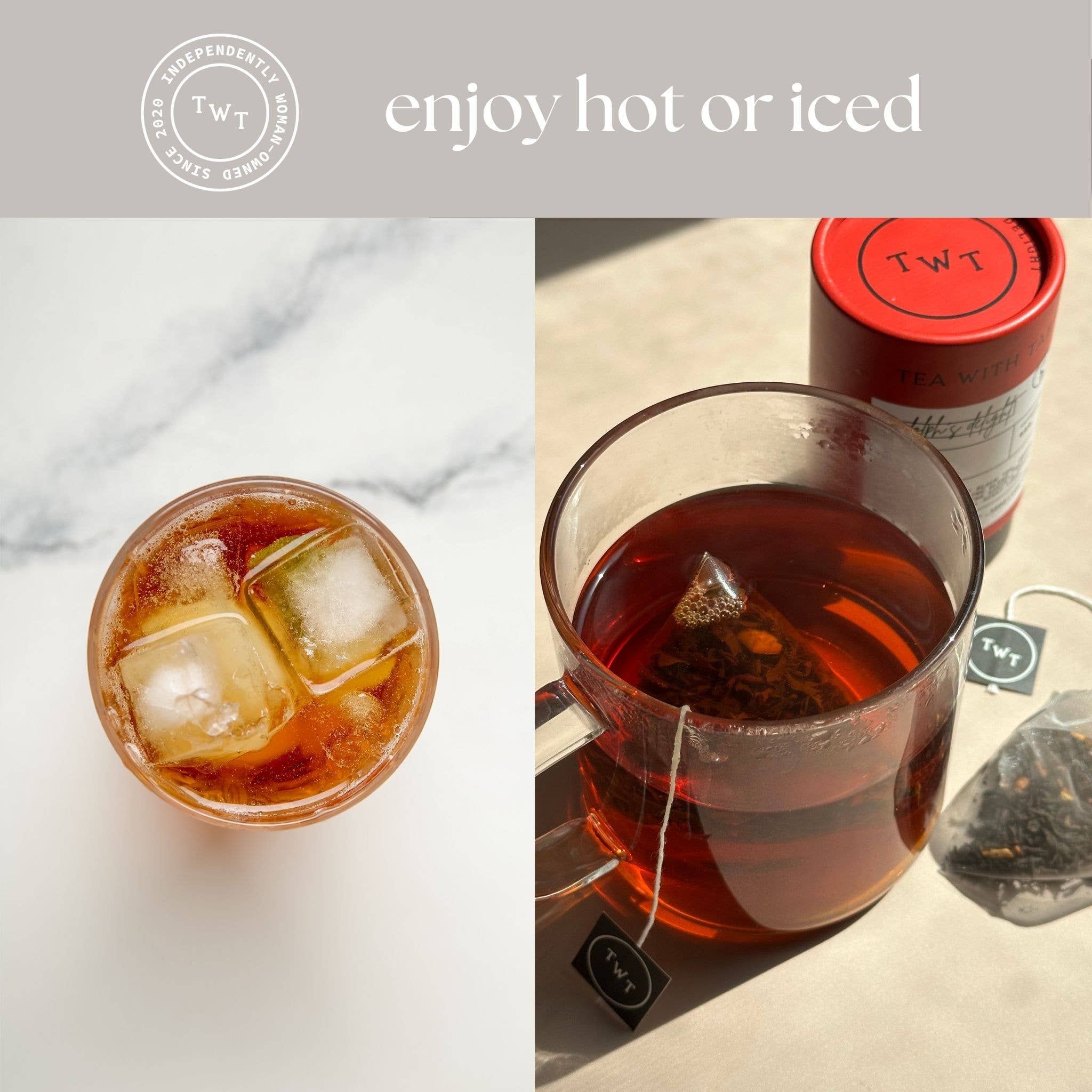 Tea with Tae - Wholesale Tea Bags - Rudolph's Delight Holiday Mini Tube Gift (5 tea bags)7