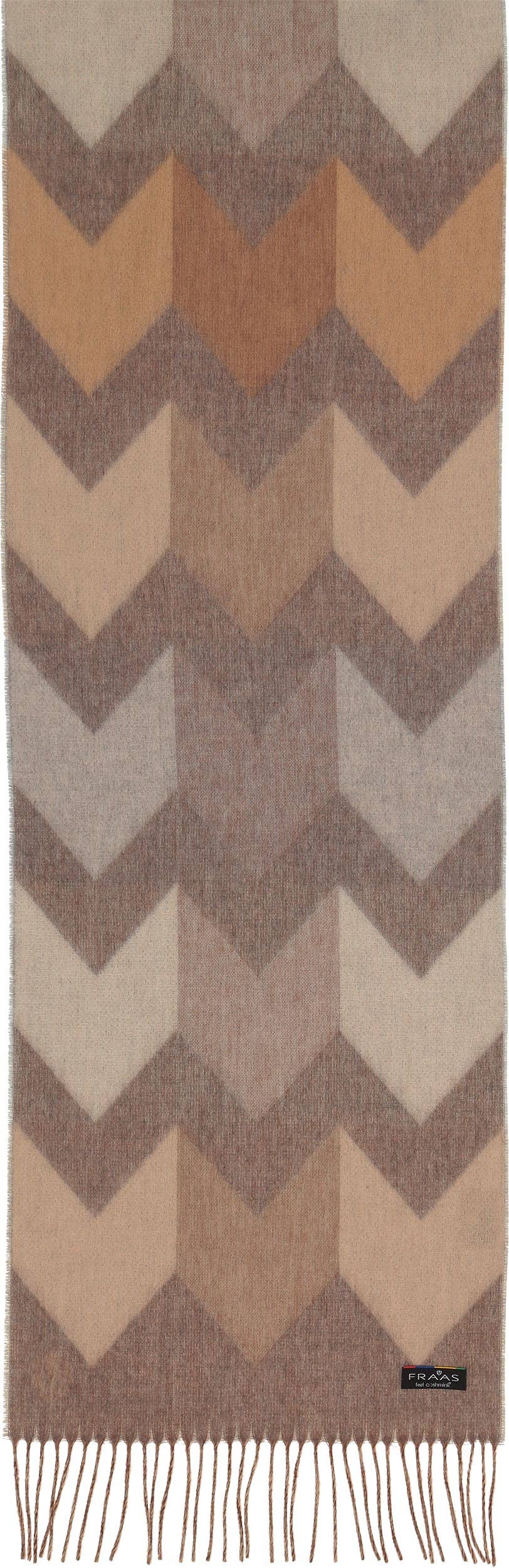 FRAAS - The Scarf Company - Vente Écharpe – femme - Chevron Zig Zag Eco5