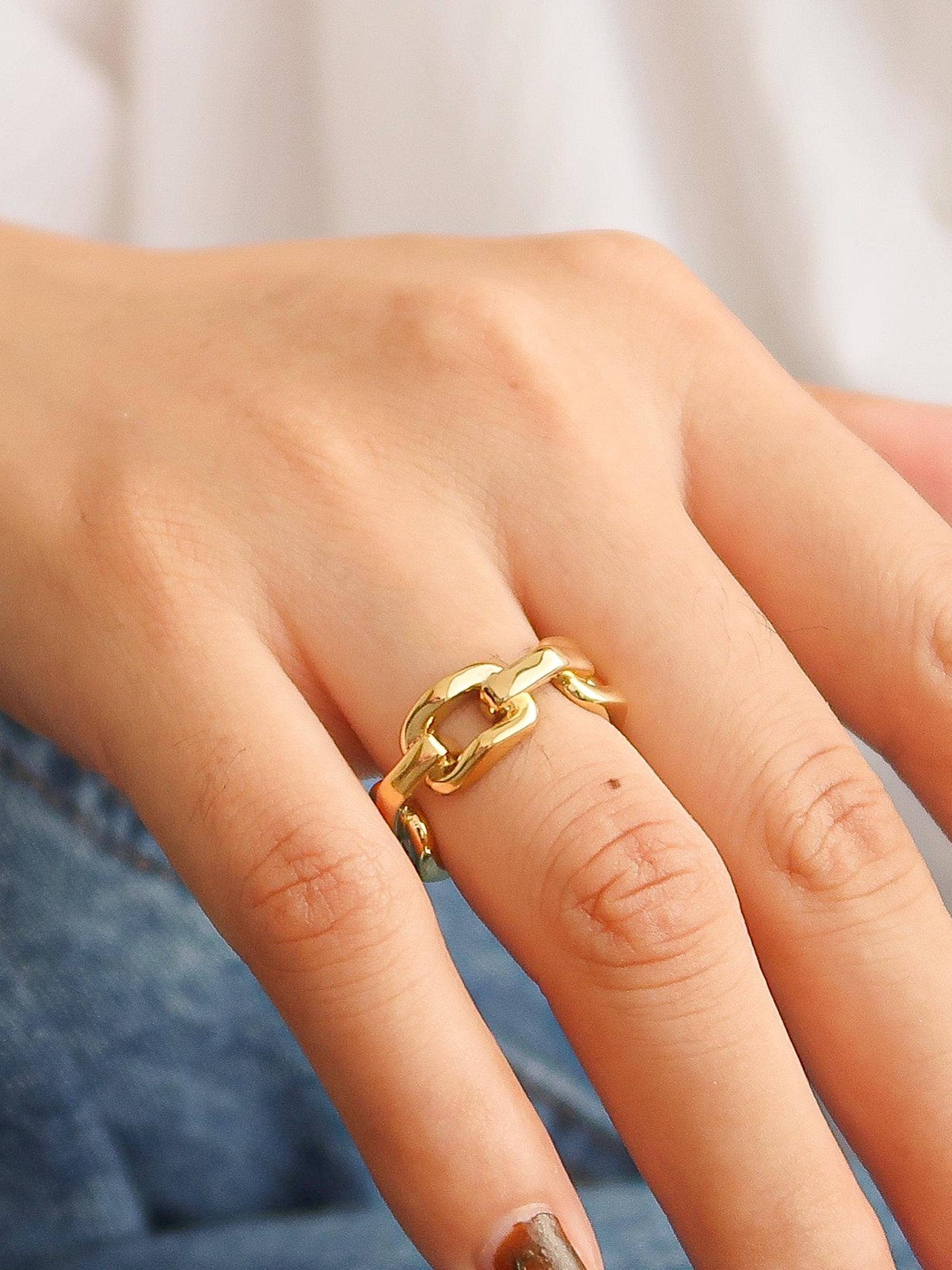 Brooklyn 18K Gold Stack Braided Non-Tarnish Ring for wholesale on Faire1