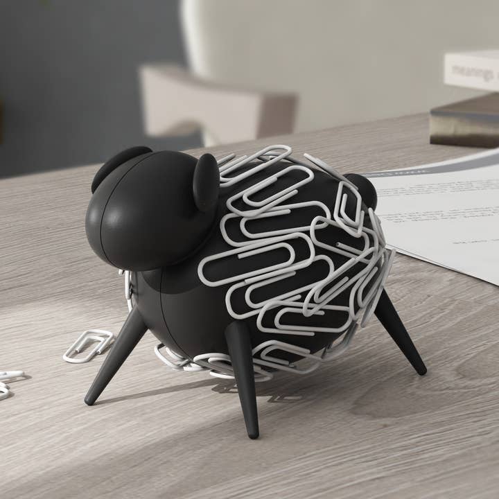 Allocacoc DesignNest - Venta al por mayor Clips - Soporte magnético Sheepi para sujetapapeles4