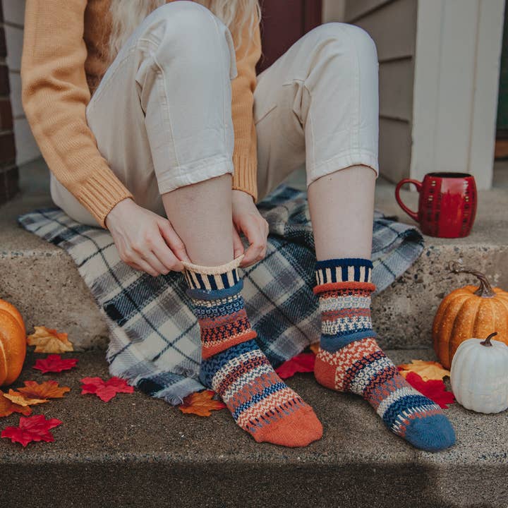 Solmate Socks - Wholesale Socks - Unisex - Nutmeg Crew Socks | Eco-Friendly & Made in the USA