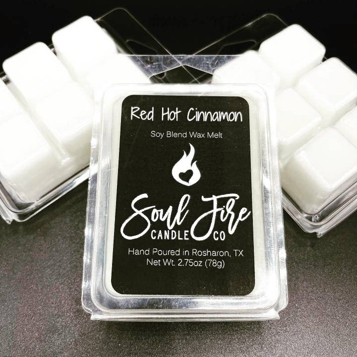 Red Hot Cinnamon Wax Melt for wholesale by Soul Fire Candle Company