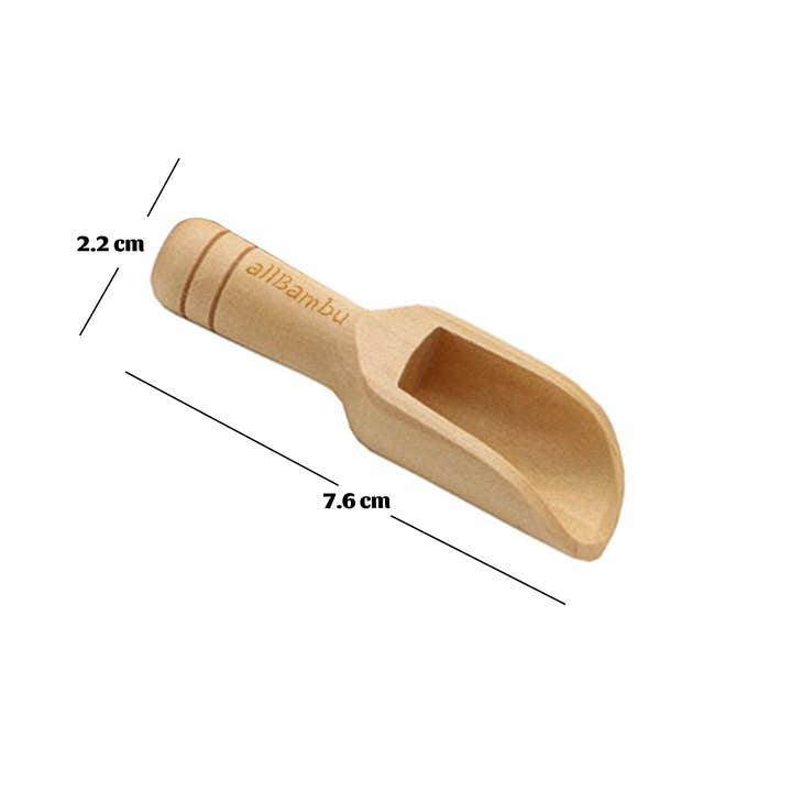 allBambu Inc - Wholesale Kitchen Tool/Gadget - Mini Wooden Scoop4