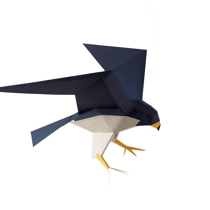 Today is Art Day - Venta al por mayor Kit de manualidades - Figura de papel 3D de halcón peregrino por Plego5
