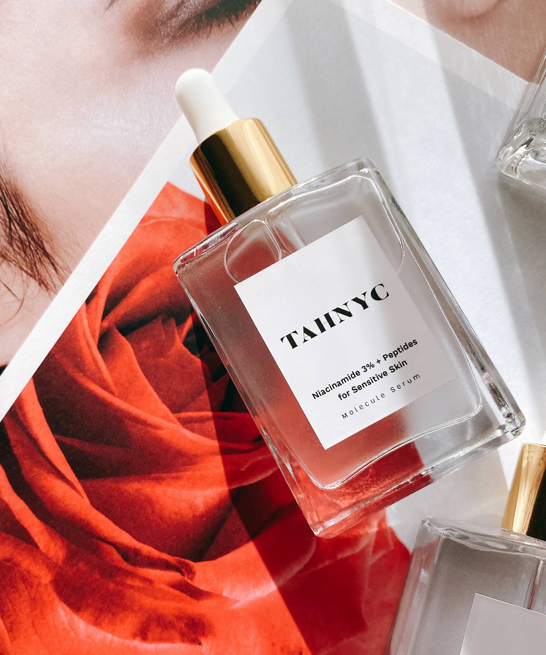 TAHNYC - Wholesale Facial Serum/Concentrate - Niacinamide 3% + Peptides for Calming Redness Facial Serum 4