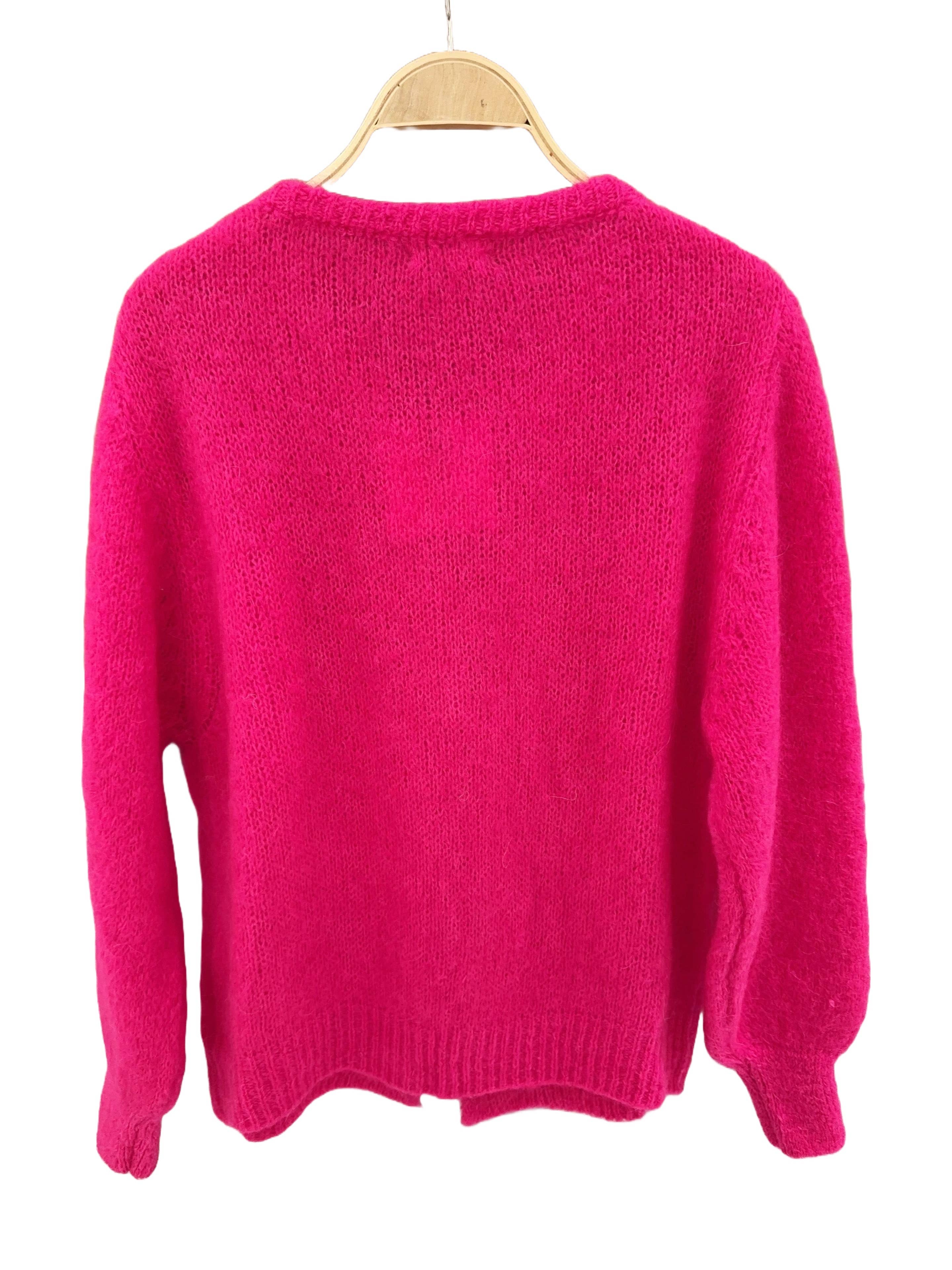 Orice – Cardigan - Mulher por atacado – Cardigã de malha de lã Mohair outono - Orice17