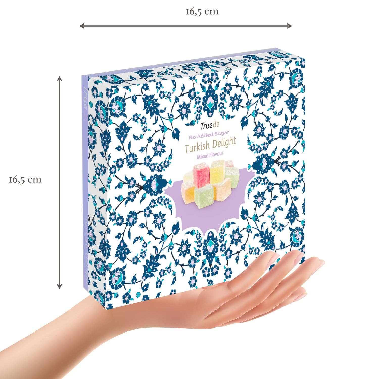 Truede – wholesale Gummy – 110g No Added Sugar Mixed Flavour Turkish Delight1