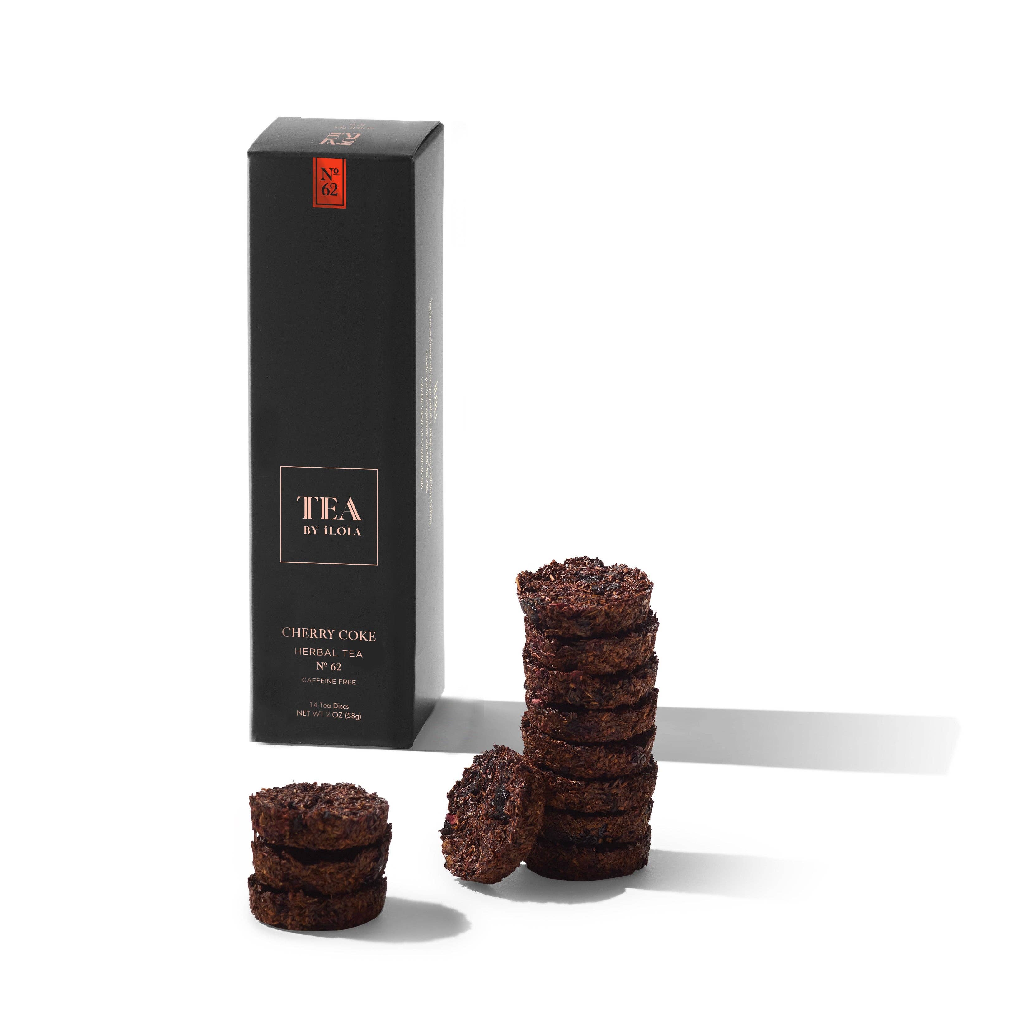 iLOLA Tea - Vente Thés santé/détox - Cherry Coke No. 62 – Disques de thé probiotique inspirés du cola9