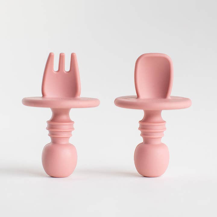 Montessori Mates Pty Ltd - Wholesale Flatware Set - Kids & Baby - Baby's First LFGB Silicone Cutlery Set