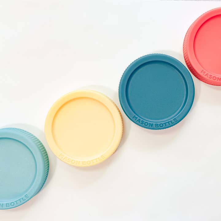 Mason Bottle - Wholesale Food storage container - Plastic Mason Jar Storage Lids, Single Piece1